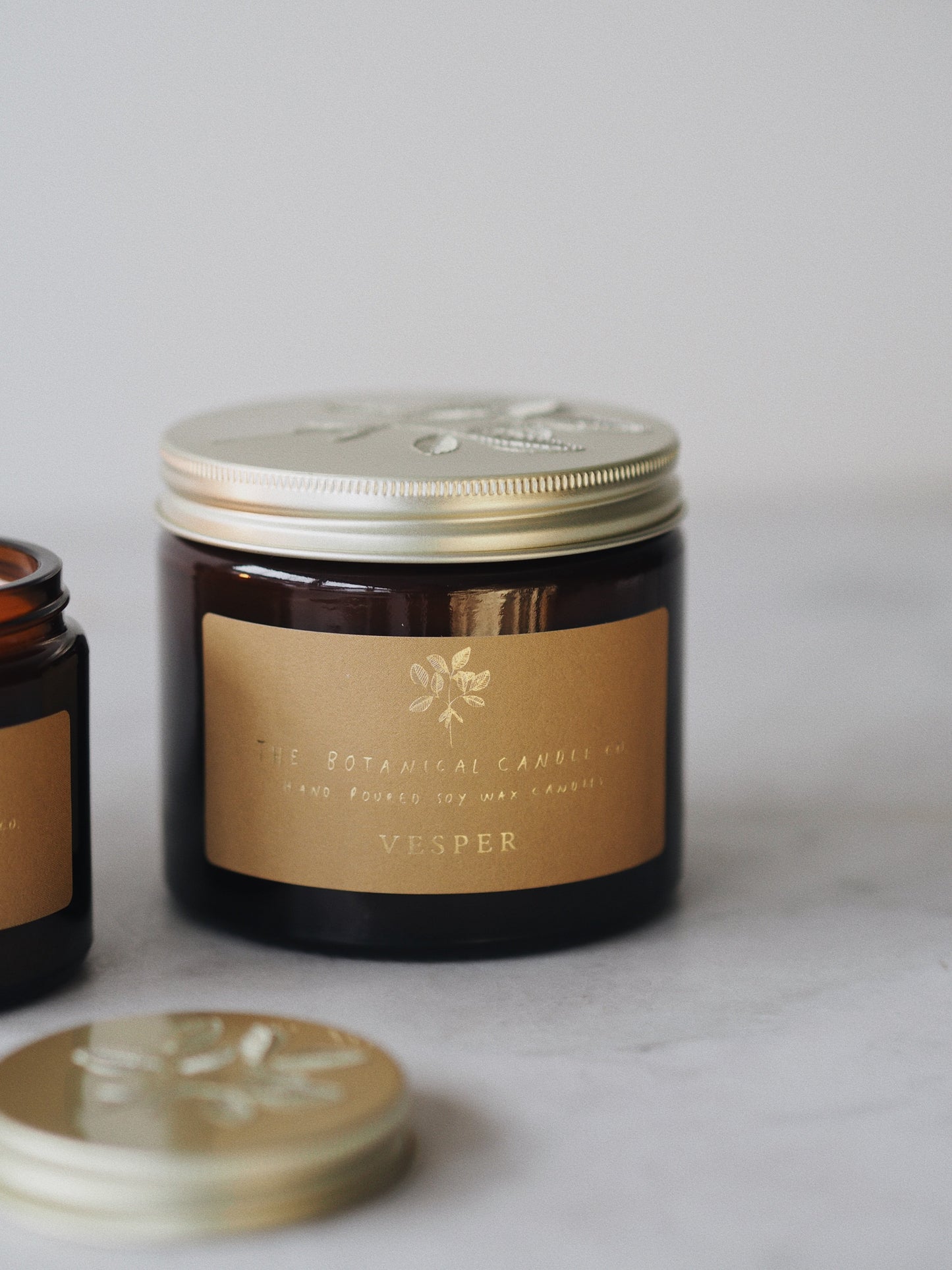 Vesper hand-poured soy wax candle, 250ml, by The Botanical Candle Co.