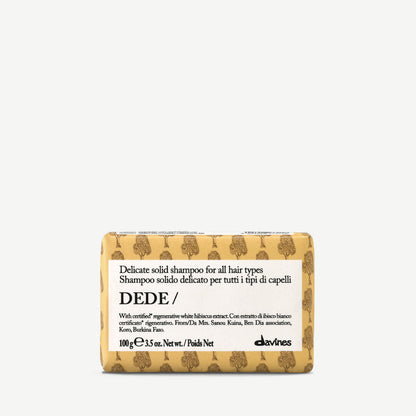 Davines Dede Solid Shampoo bar 100g, gentle shampoo bar for all hair types