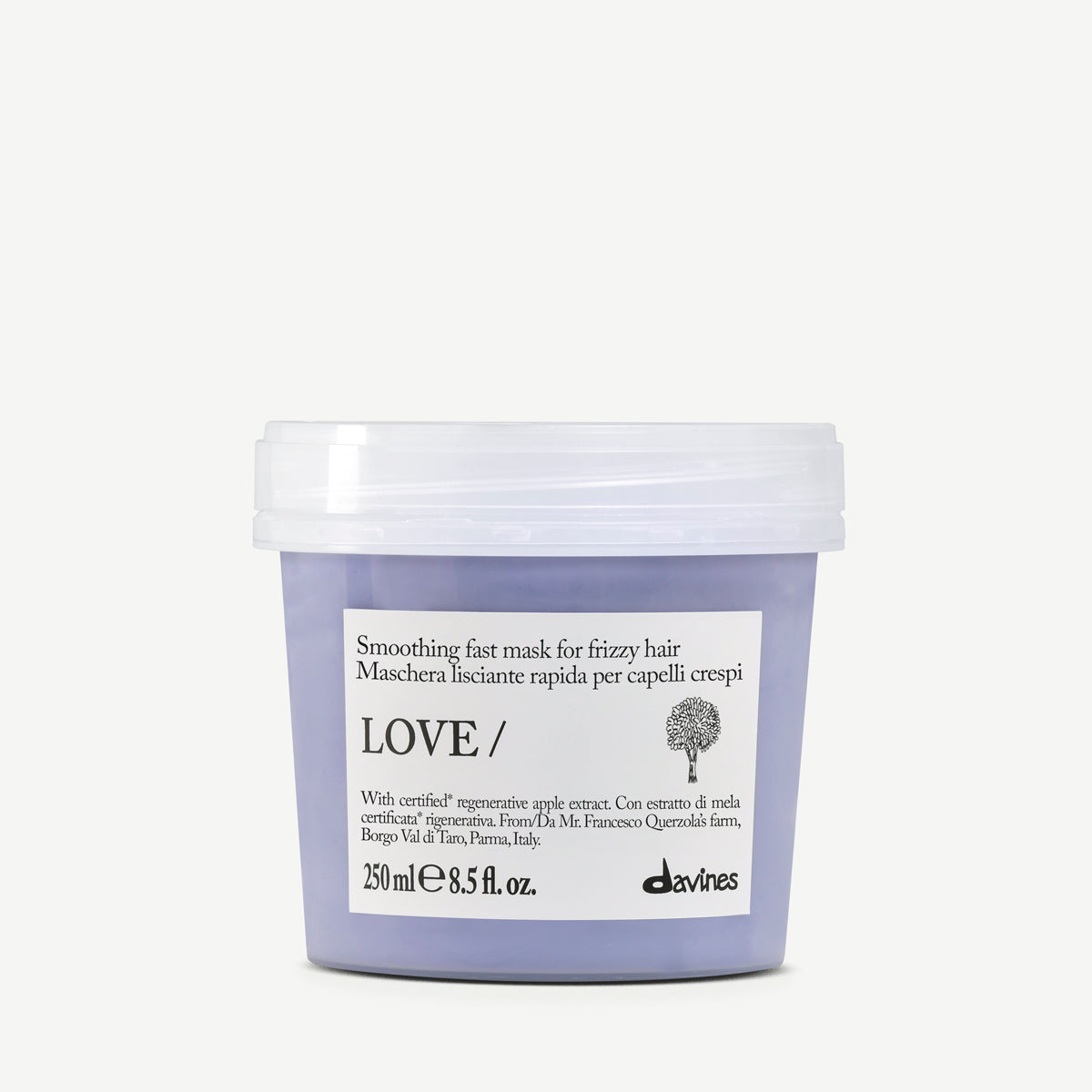 Davines Love Smoothing Mask 250ml, smoothing mask for frizzy hair