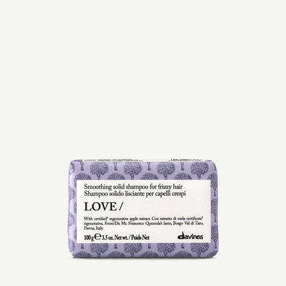 Davines Love Smoothing Solid Shampoo bar 100g, smoothing shampoo bar for frizzy hair