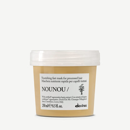 Davines Nounou Mask 250ml, nourishing mask for damaged hair