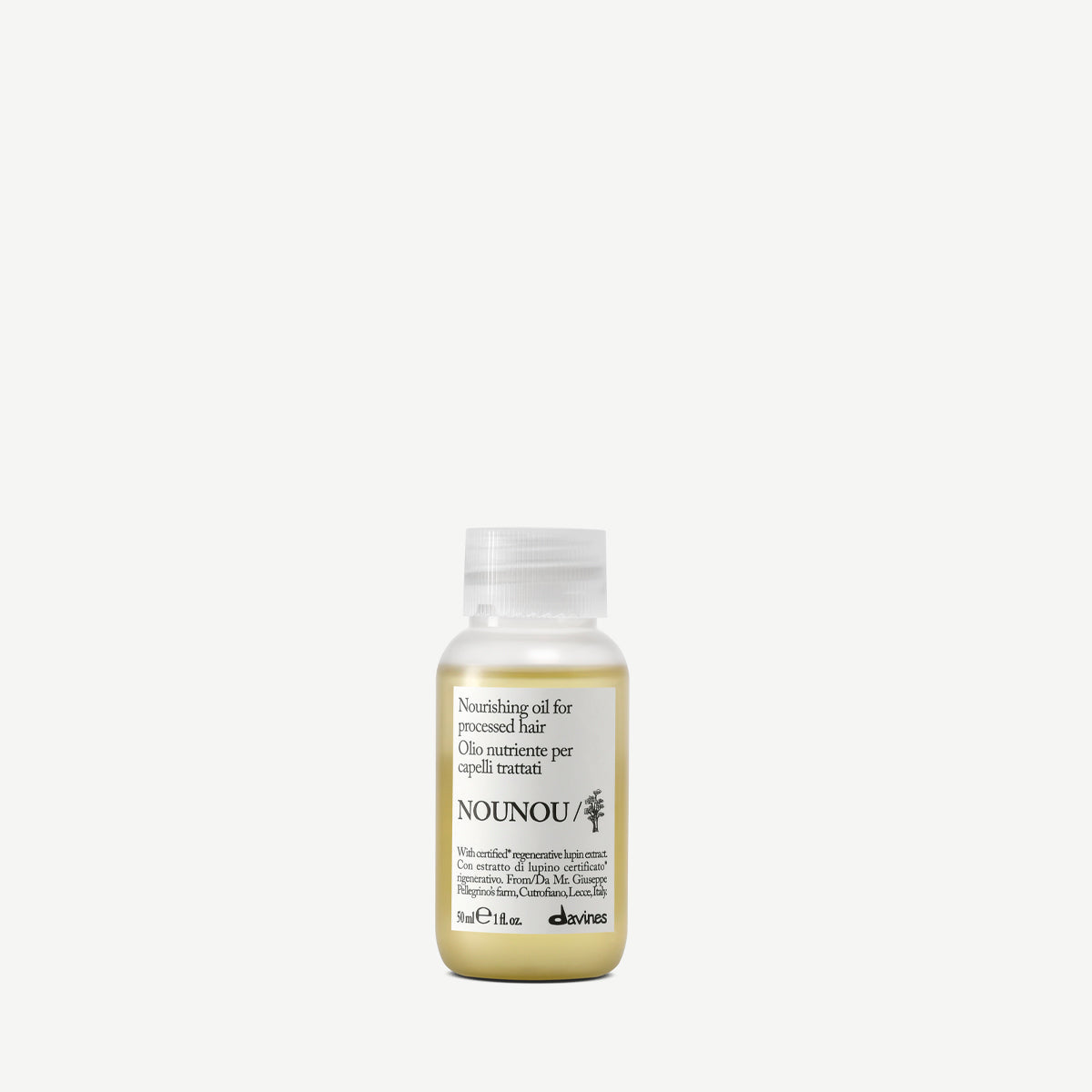 Davines Nounou Oil 50ml, nourishing hair oil for damaged hair