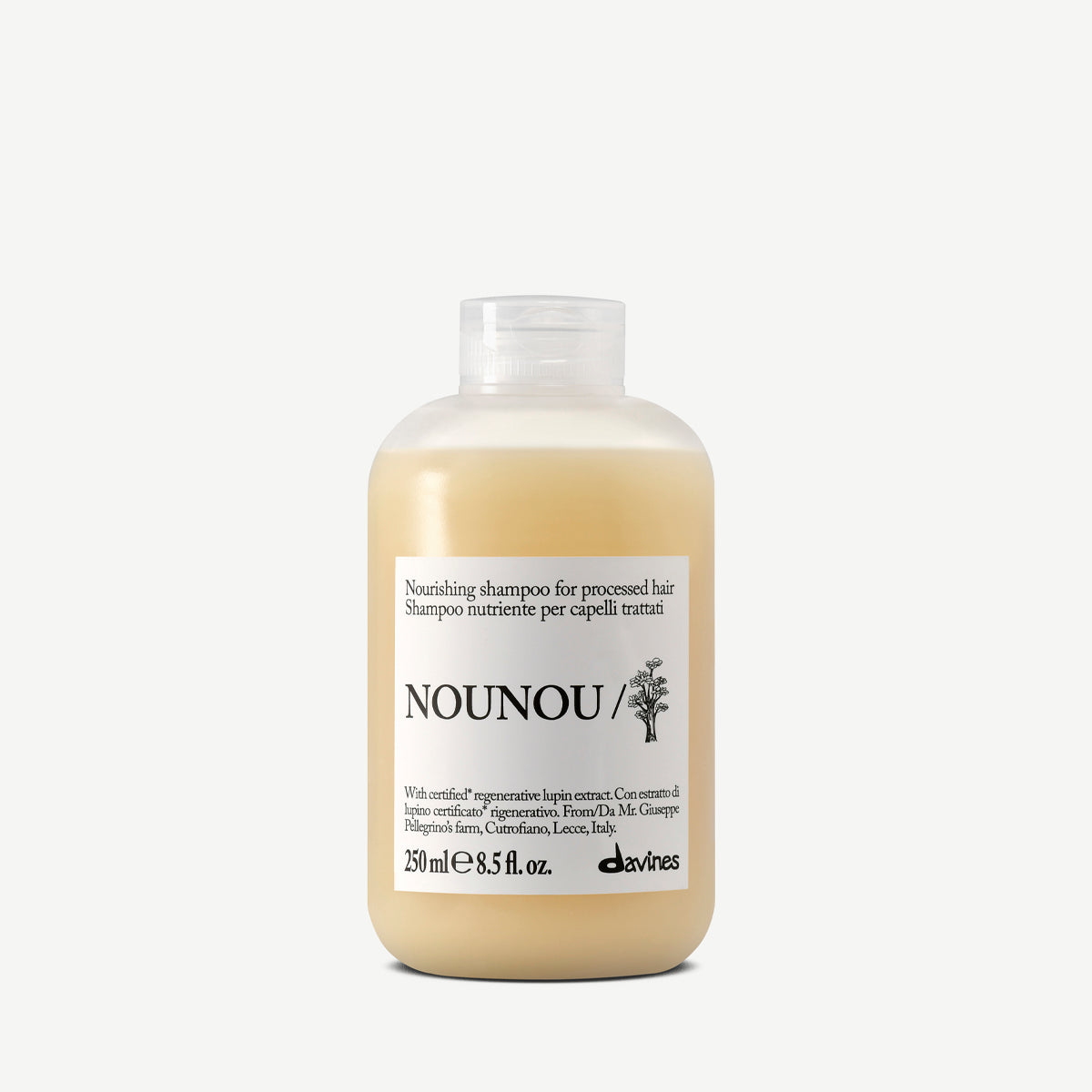 Davines Nounou Shampoo 250ml, nourishing shampoo for damaged hair