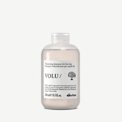 Davines Volu Shampoo 250ml, volumising shampoo for fine hair