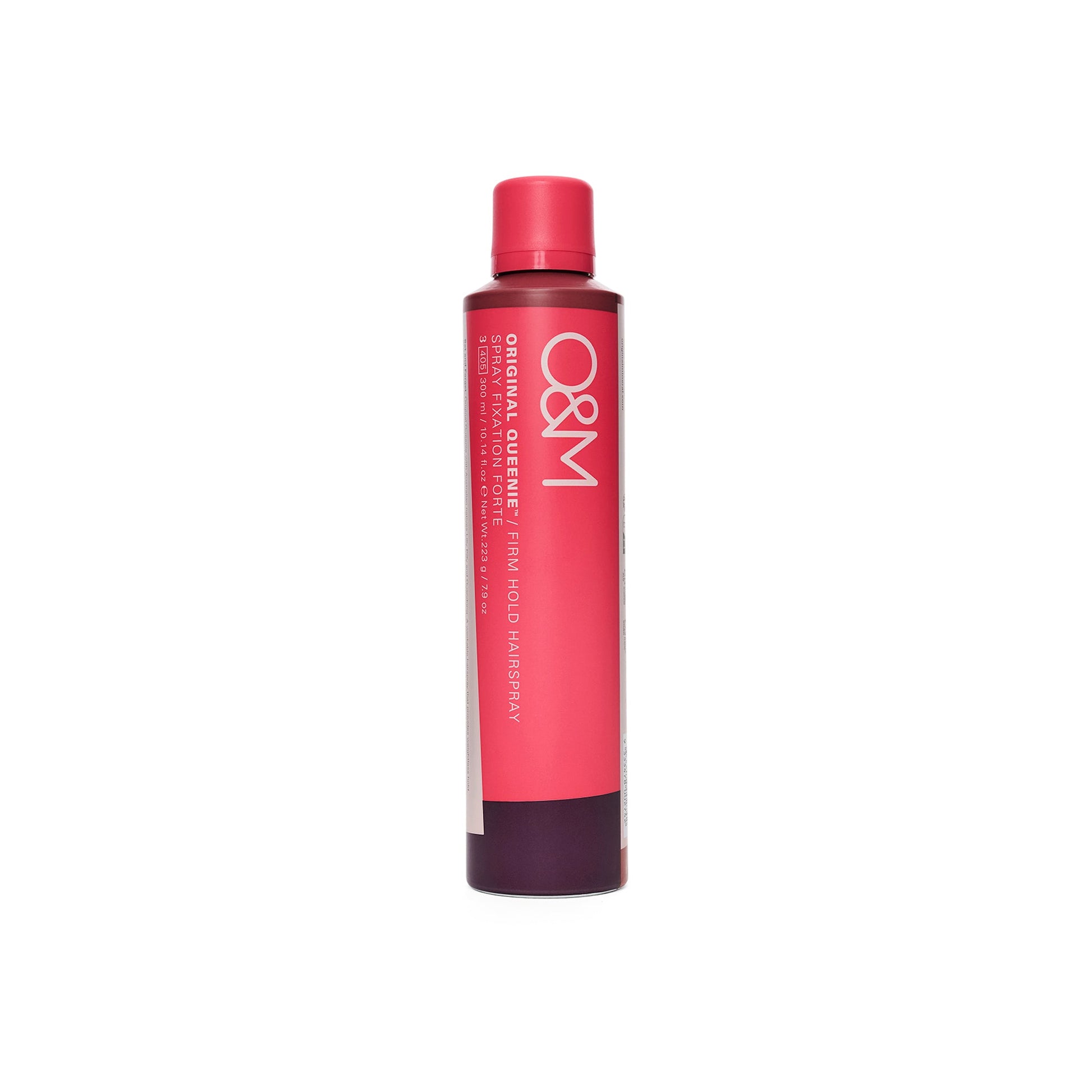 O&M Original Queenie Firm Hold Hairspray 300ml, flexible firm-hold hairspray for all hair types
